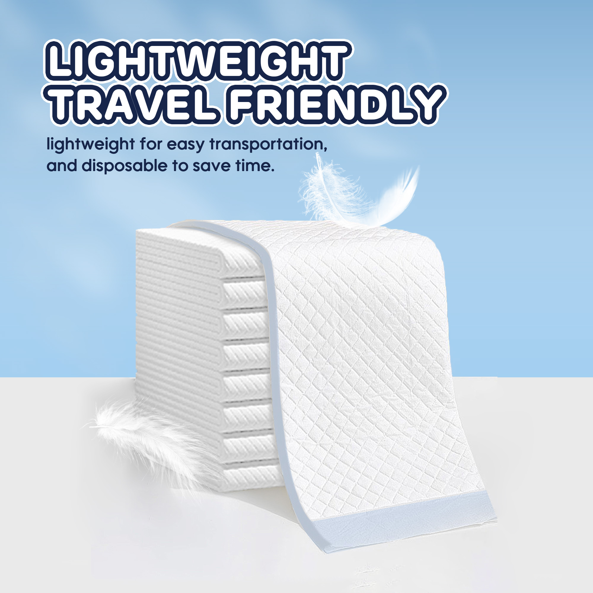 Alèses à langer jetables pour bébé (60*60cm de 5/10/30 pièces)