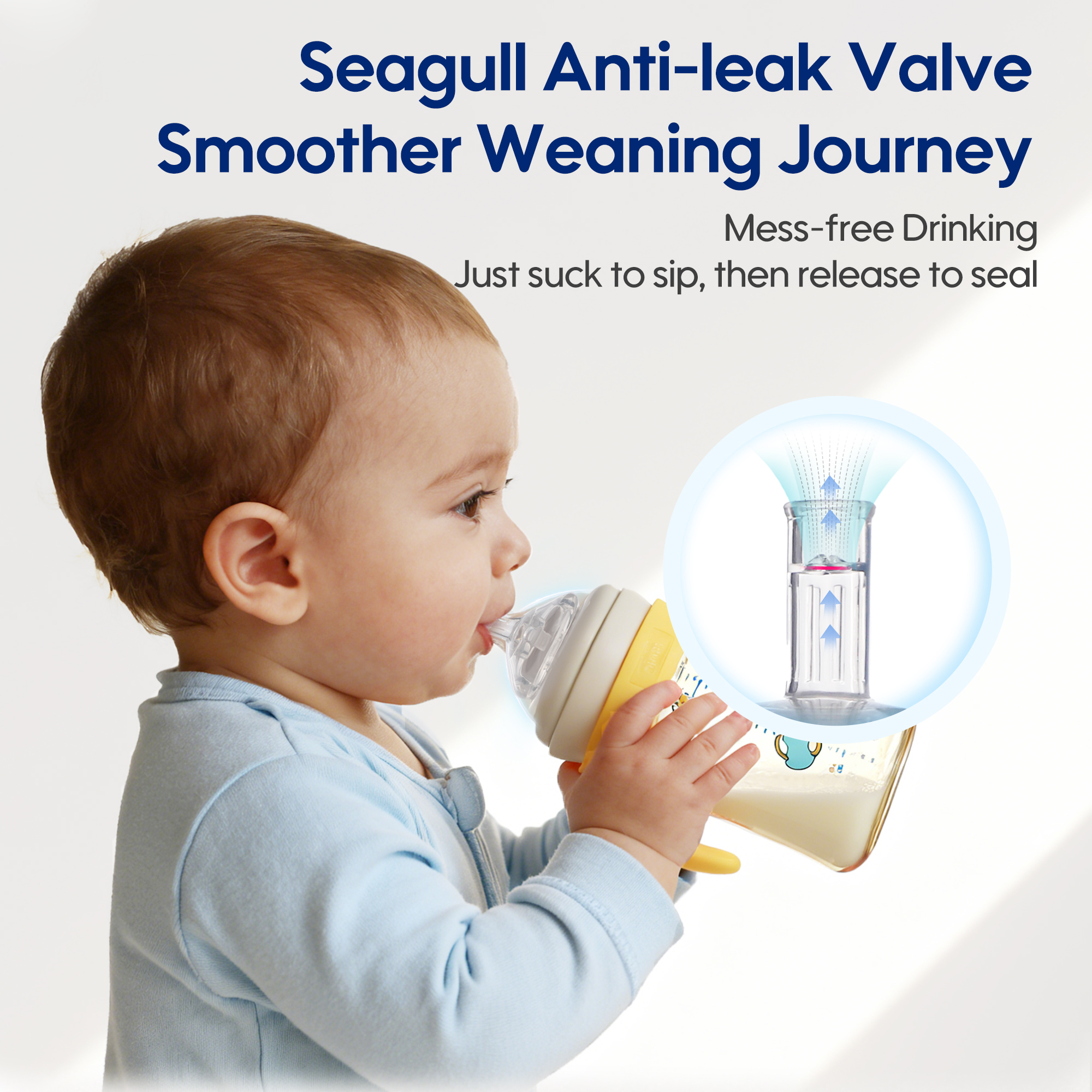 Biberons pour bébé en Tritan (180ml/270ml)