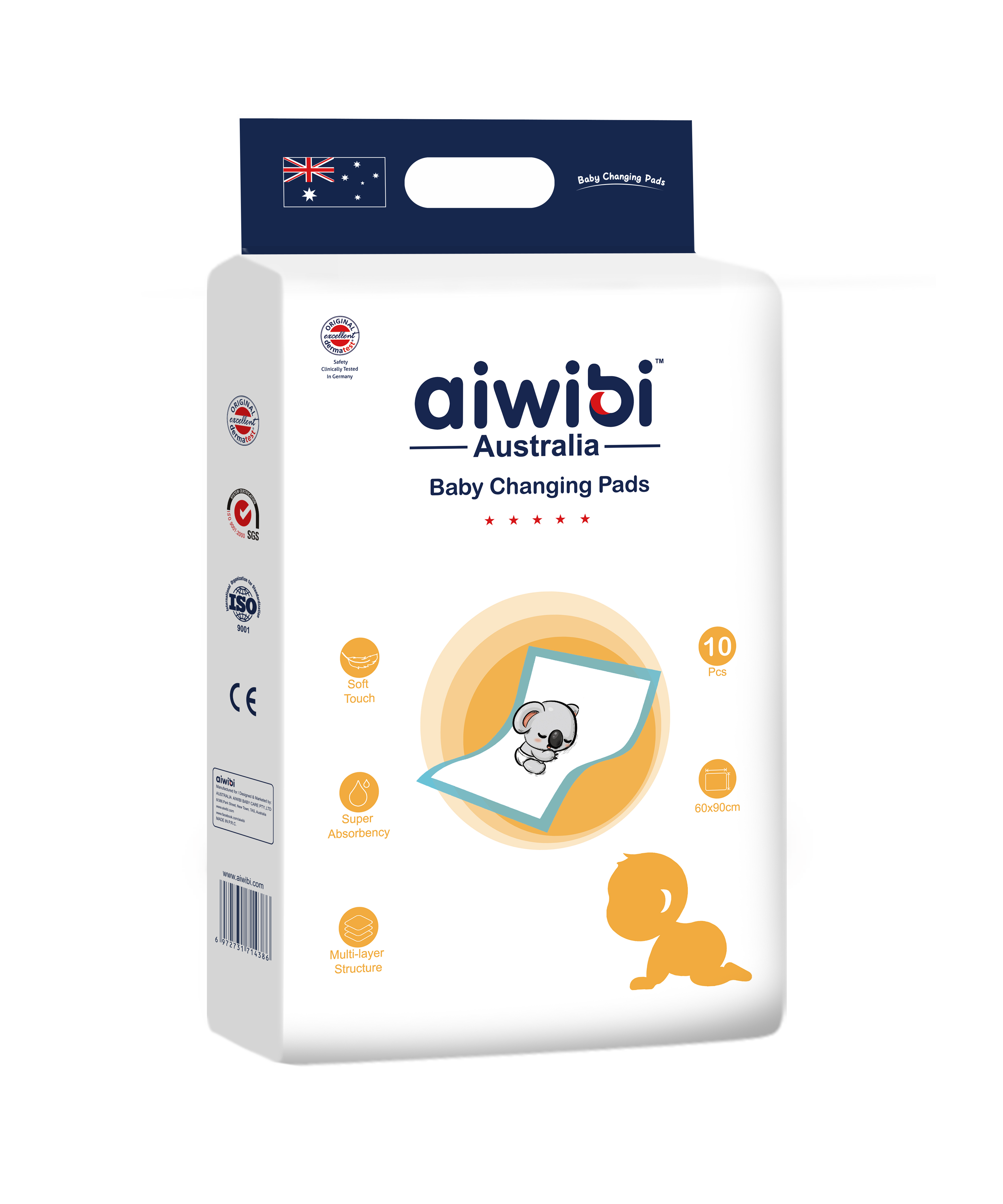 Alèses à langer jetables pour bébé (60*90cm de 5/10/30 pièces)